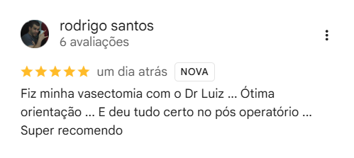 Depoimento Google Dr. Luiz Pizzo