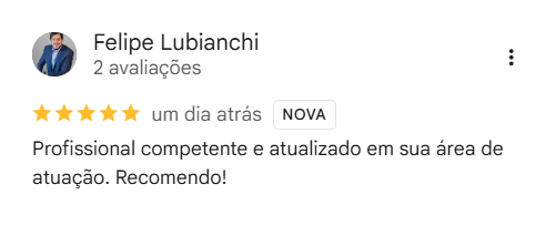 Depoimento Google Dr. Luiz Pizzo
